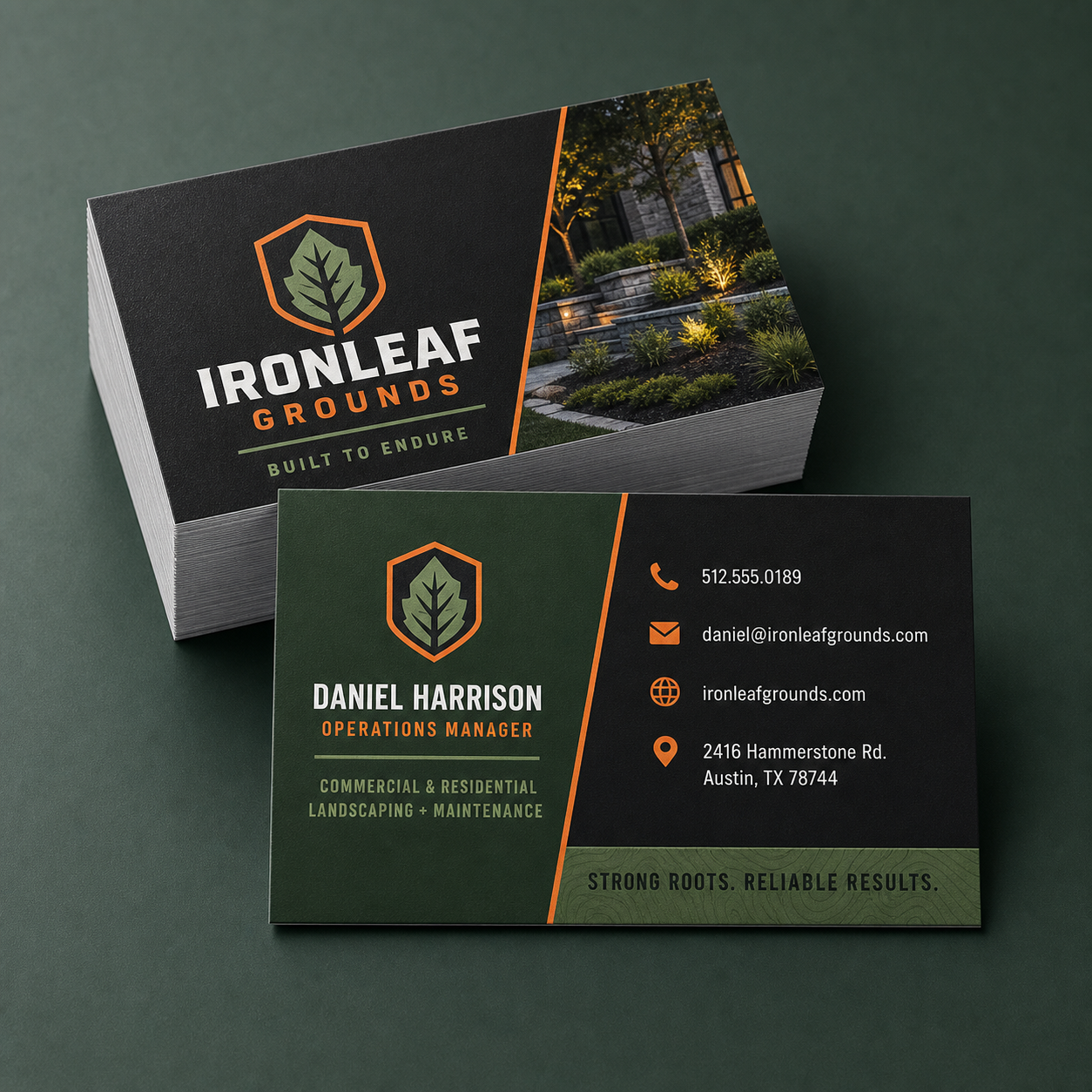 16pt. Durable Business Cards product mockup