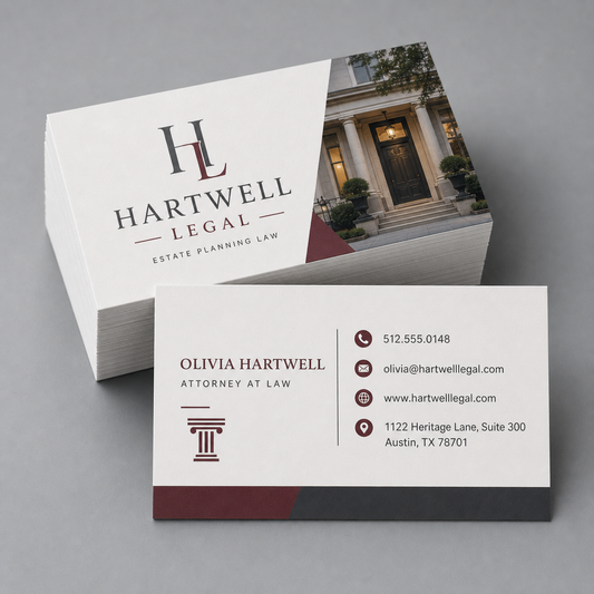 16pt. Matte Finish Business Cards product mockup