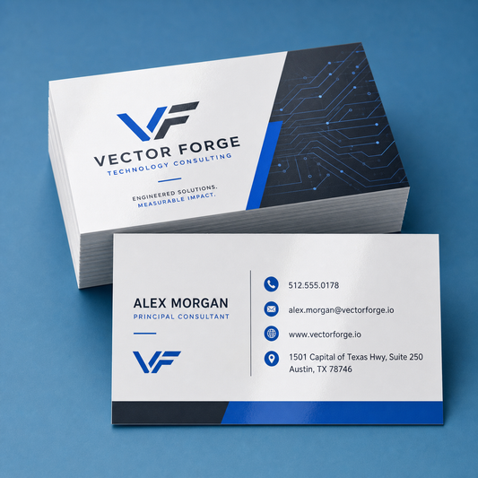 16pt. Ultra Smooth Business Cards product mockup