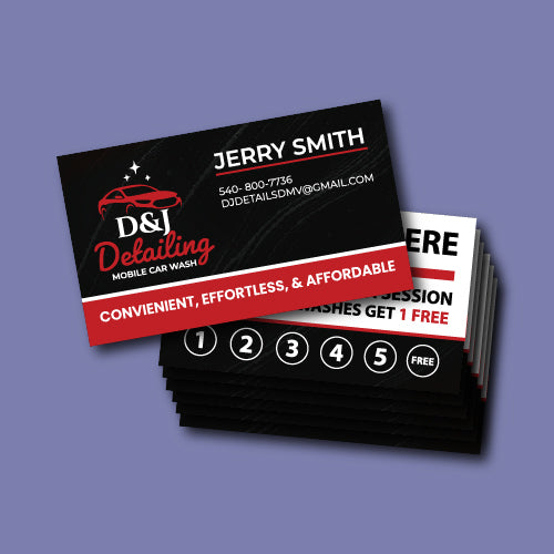 18pt. Writable Business Cards