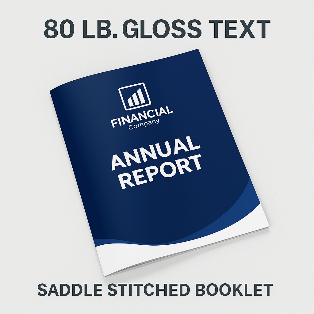80lb. Gloss Text Booklet