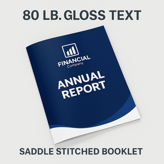 80lb. Gloss Text Booklet
