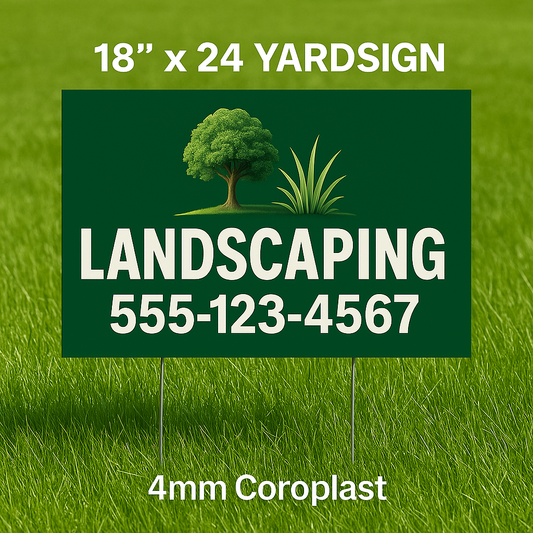 18" x 24" Yard Signs