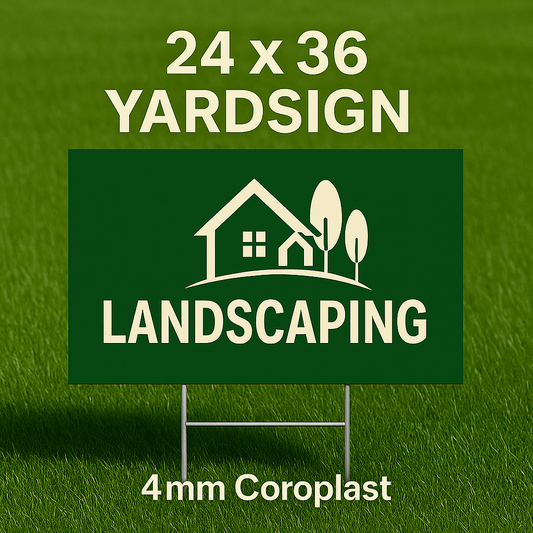 24" x 36" Yard Signs