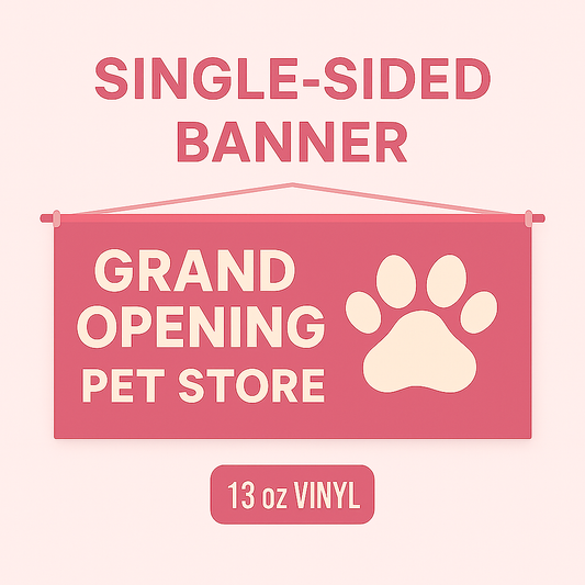 Single Sided Banners