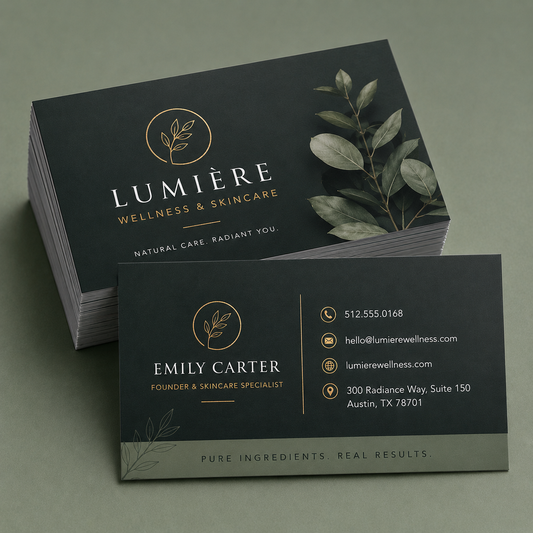 15pt. Velvet Soft Touch Business Cards
