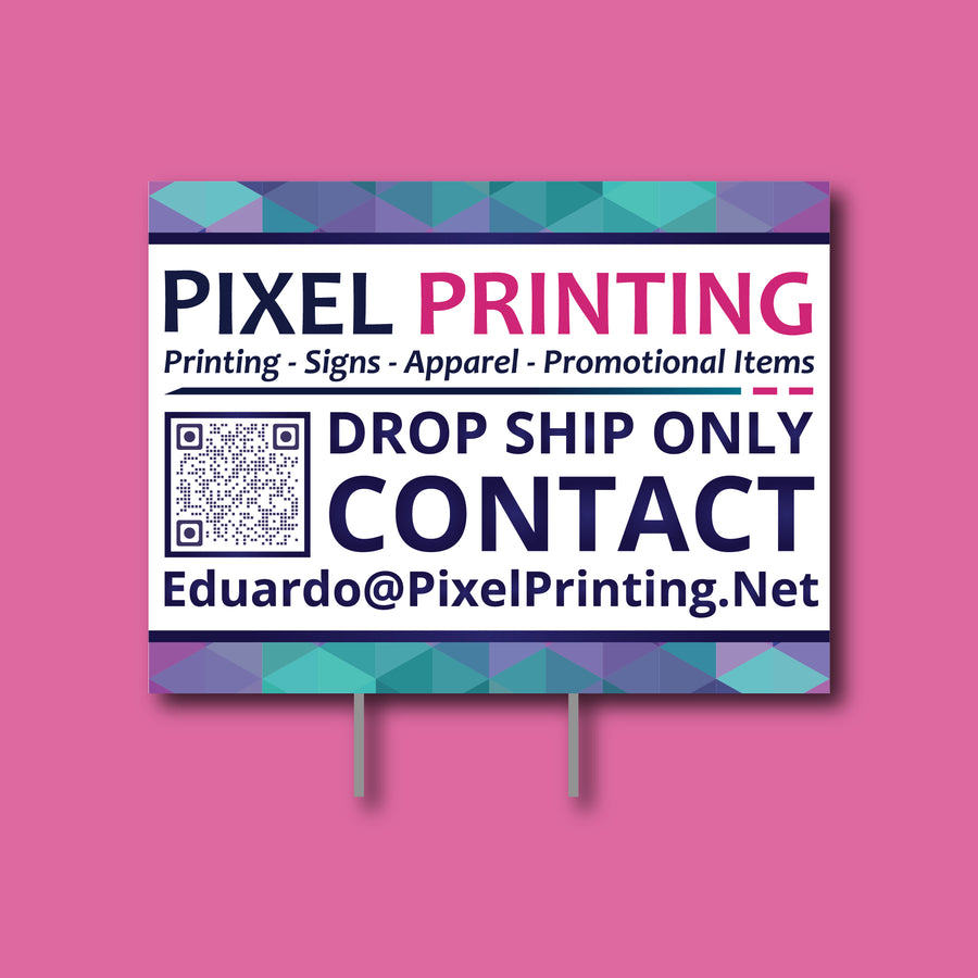 Custom yard signs