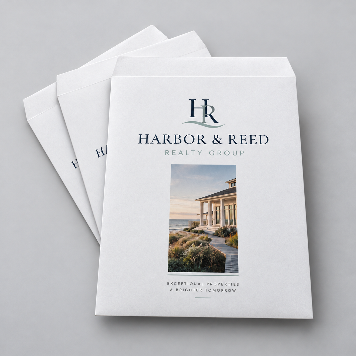 Custom full-color 9 by 12 catalog envelopes printed on white wove stock