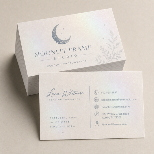 Pearl Paper Business Cards product mockup